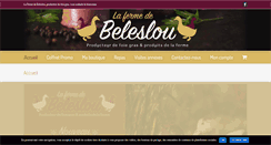 Desktop Screenshot of ferme-beleslou.com