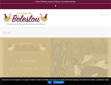 Tablet Screenshot of ferme-beleslou.com